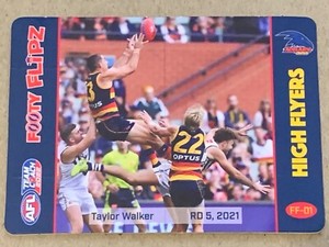 2022 AFL TEAMCOACH FOOTY FLIPZ INSERT CARDS - CHOOSE INDIVIDUAL PLAYER/S