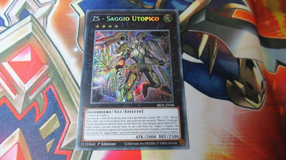 🇮🇹 YU GI OH ZS SAGGIO UTOPICO - BROL IT058 RARA SEGRETA – ITA 🇮🇹 - Immagine 1 di 1