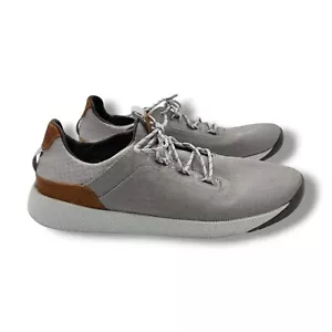 Olukai Nanea Li Sneakers Mens 12 Gray Canvas Weather Resistant - Picture 1 of 9