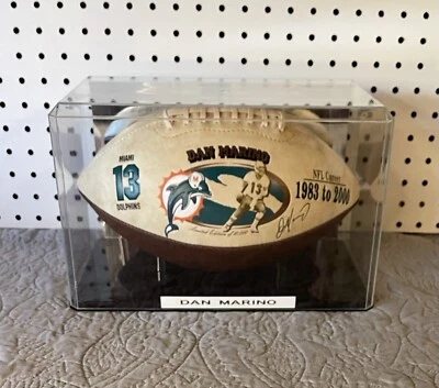 Autógrafo facsímil Dan Marino Take The Game Home Football NFL Carrera Highlights Foto 1 de 4