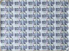 1989 Bank Of Canada $10 Uncut Sheets - Prefix BEH -
