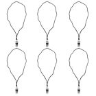 6 PCS Whistle for Sports Emergency Whistles Referee Child Metal