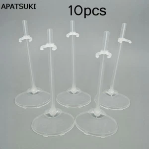 10 Sets Transparent Doll Stand Support for 1/6 Doll Prop Up Model Display Holder - Picture 1 of 8