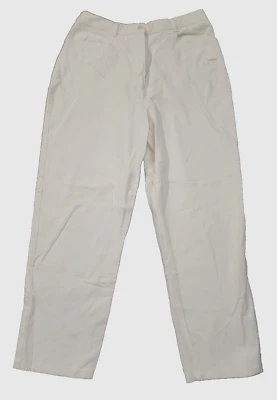 Pantalones Jones New York Sport Mujer Relajados Elastizados Crema Talla 12 Algodón Spandex Foto 1 de 4