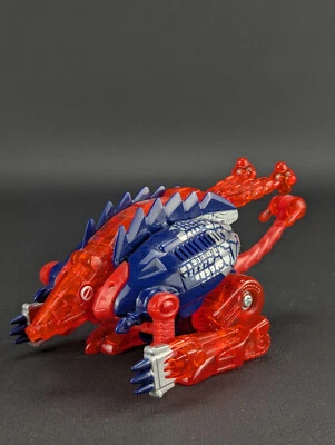 Transformers Beast Machines Dillo red complete Hasbro 1999 Deployer - Image 1 of 4