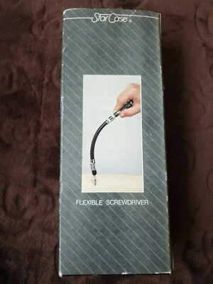 Vintage Star case Flexible Screwdriver in original box Circa 1985 Complete - Image 1 of 4