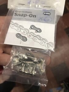 1/2" X 1/8" Bmx Bicycle  Master Link Pack of 6 Single Speed Fixie Chain Kmc 2 pc