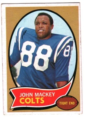 1970 Topps #62 John Mackey, Baltimore Colts - Image 1 of 3