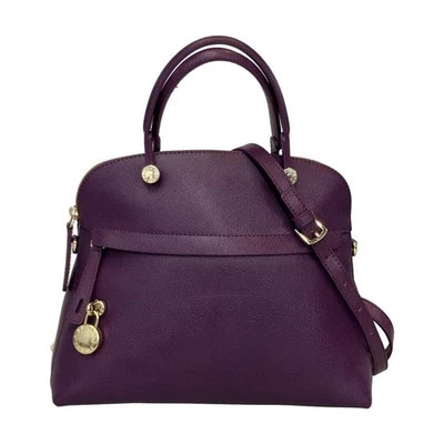 Bolsa de mão Furla 2 vias bolsa de ombro tiracolo couro detalhes de danos femininos ddd8f - Imagem 1 de 4