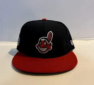New Cleveland Indians 2016 Home World Series Hat Size 7 Chief Wahoo - Picture 1 of 3