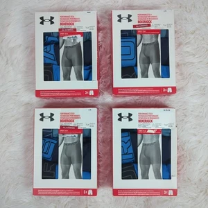 Men's Under Armour 3-pack Performance Tech Boxerjock 6" Boxer Briefs Size M L XL - Picture 1 of 5