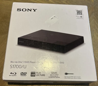 Sony - BDPS1700U Blu-ray Player, with TrueHD/DTS upscaling, and HDMI Cable - ... - Image 1 of 2