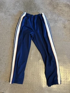 Vintage Adidas Break Away Pants Side Snap 90s Men’s Size XL Blue Orange - Picture 1 of 4