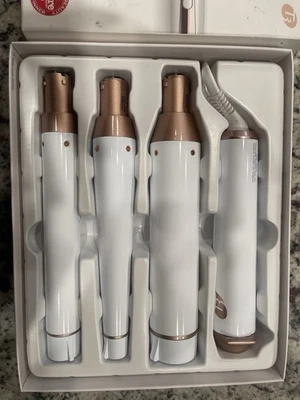 T3 Trio Styling Curl Iron Kit with 3 Interchangeable Barrels White - Image 1 of 4