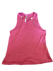 Avia Racer Back Tank Top Girls Large 10-12 Hot Pink Made In Egypt - Picture 1 of 5