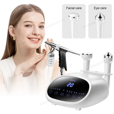 3in1 Facial Eyes Massager Cleansing Nutrition with 0xygen Injection Spray Gun - Image 1 of 4