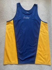 Men’s View From Blue/Yellow Running/Activewear Vest Size M - Picture 1 of 4