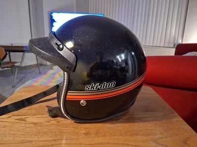 💫 VINTAGE  Ski Doo Metalflake  SNOWMOBILE HELMET XL - Image 1 of 4