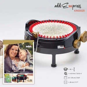 Addi Express Kingsize Strickmaschine & Schnittmusterbuch 896 Wicklung - Bild 1 von 3