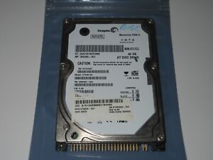 Seagate Model ST94813A 40GB 2.5" Hard Disk Drive - For Spares or Repair