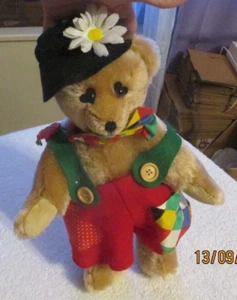 Hobo de pie firmado Hermann Mohair oso de peluche - Imagen 1 de 6