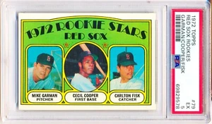 1972 Topps #79 Boston Red Sox Rookies PSA 5 - NEW CASE - JUST GRADED! - Picture 1 of 3