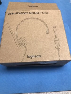 NEW LOGITECH H570e  Wired Mono USB Headset - Image 1 of 4