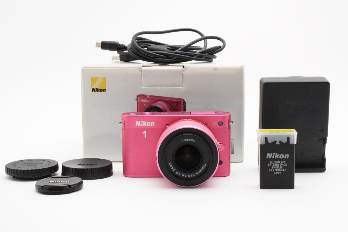 Nikon 1 J2 ピンク♡ Nikon 1 J2 Dual Lens Kit with 10-30mm and 30-110mm VR lenses