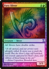 Fury Sliver FOIL Time Spiral PLD Red Uncommon MAGIC GATHERING CARD ABUGames