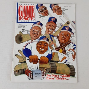 Game Face Cleveland Indians Magazine 1992 Souvenir Vol 6 No. 2 Special Forces Ed - Picture 1 of 12