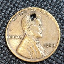 UNITED STATES-1929  WHEATBACK COPPER PENNY---PENDANT PENNY'S FROM THE PAST