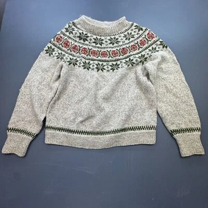 Brooks Brothers Wool Sweater Men’s Small Nordic Fair Isle Pullover Denmark Rare - Picture 1 of 7