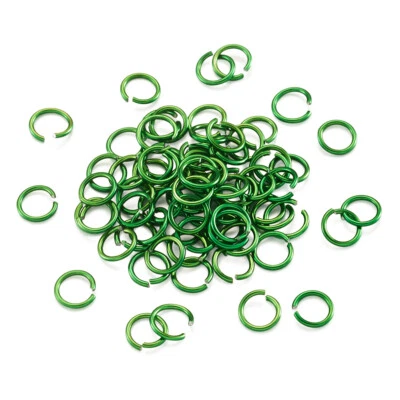 Anillo de salto abierto de aluminio sin soldar 430 piezas hallazgos de joyería colorido 6x0,8 mm Foto 1 de 2