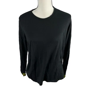 Bombas Base Layer Damen Large Crewneck Merino Wool Blend Langarm Schwarz - Bild 1 von 14