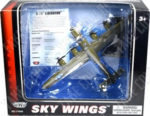 Motormax Skywings - B-24 Liberator - USAAF Bomber Diecast Aircraft Toy - Picture 1 of 3