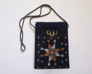 Ethnic Hmong Embroidered Bag With Coins - Picture 1 of 3