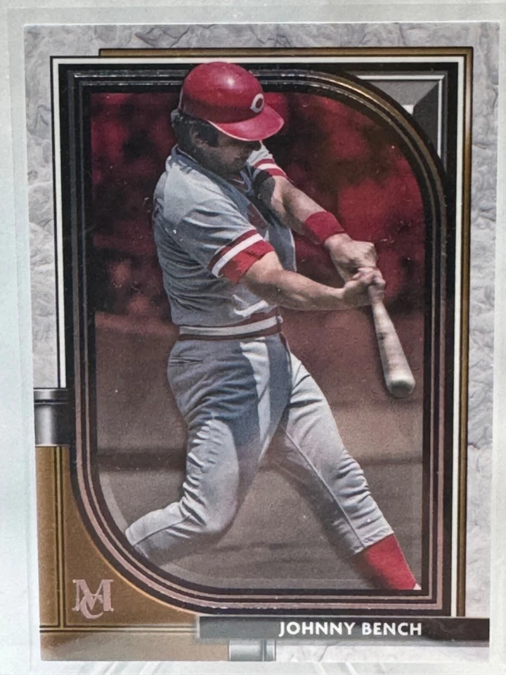 2021 Topps Museum Collection - Johnny Bench #62 - Image 1 of 2