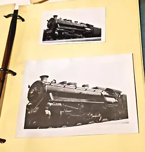 Lotto 2 VECCHIE FOTOGRAFIE FERROVIARIE B&W Lettura RDG Pacific 108 ottimizzate anni '30 - Foto 1 di 2