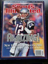 2001 Sports Illustrated Tom Brady Patriots Super Bowl Commemorative FIRST COVER