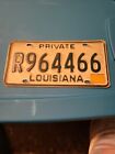 Louisiana Private License Plate R964466