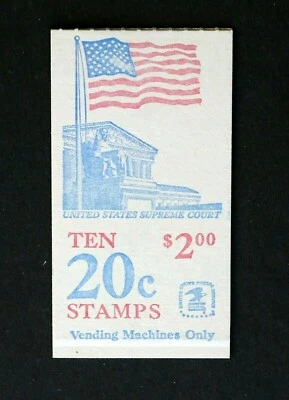 U.S. Scott #BK140 Booklet, $2.00 "Supreme Court", Mint in Excellent Condition - Image 1 of 2