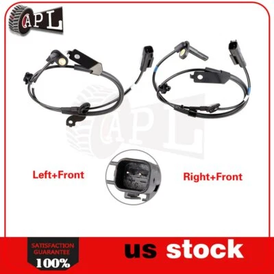 2 Pcs Front ABS Wheel Speed Sensor Assembly Fits Mitsubishi Outlander 2013-2014 - Image 1 of 4