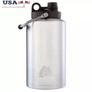 1 Gallon Insulated Stainless Steel Water Jug Vacuum Sealed Keeps Drinks Cold Hot - Picture 1 of 9