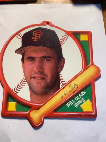 San Francisco Giants Will Clark 1989 Tara Toy Collector Plaque Vintage Cover