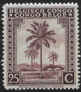 Belgian Congo - 1942  MvvLH OG VF OIL PALM - Picture 1 of 2