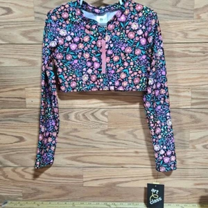 Girls Swimsuit Top New w Tags Long Sleeve "Art Class" [T55/2] - Picture 1 of 8