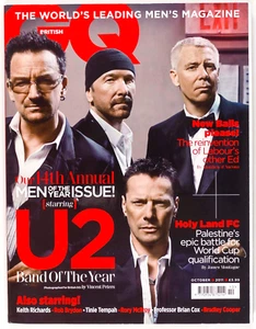 U2 Duran Bill Nighy Hugh Laurie Brian Cox Matt Smith UK GQ MAGAZINE OCTOBER 2011 - Picture 1 of 14