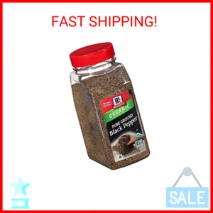 McCormick Organic Pure Ground Black Pepper, 12 oz - Picture 1 of 2