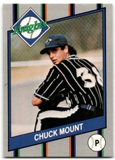 1990 Team Issue Chuck Mount Charlotte Knights #18 Cubs