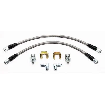 Wilwood 220-7056 Brake Hose Flexline Kit 14" Length -3 Female Inlet Fitting - Image 1 of 3